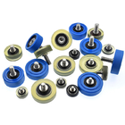 Silicon Rubber / Urethane Molded Bearings - Flat, with Threaded Shaft(UMBH8-30A UMBT8-30A UMBH10-30A UMBT10-30A)