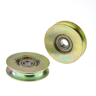 5x23x6.5mm Nickel Plated Track Roller Bearings / Sliding Doors Rollers Wheels / Aluminum Sliding Window Roller