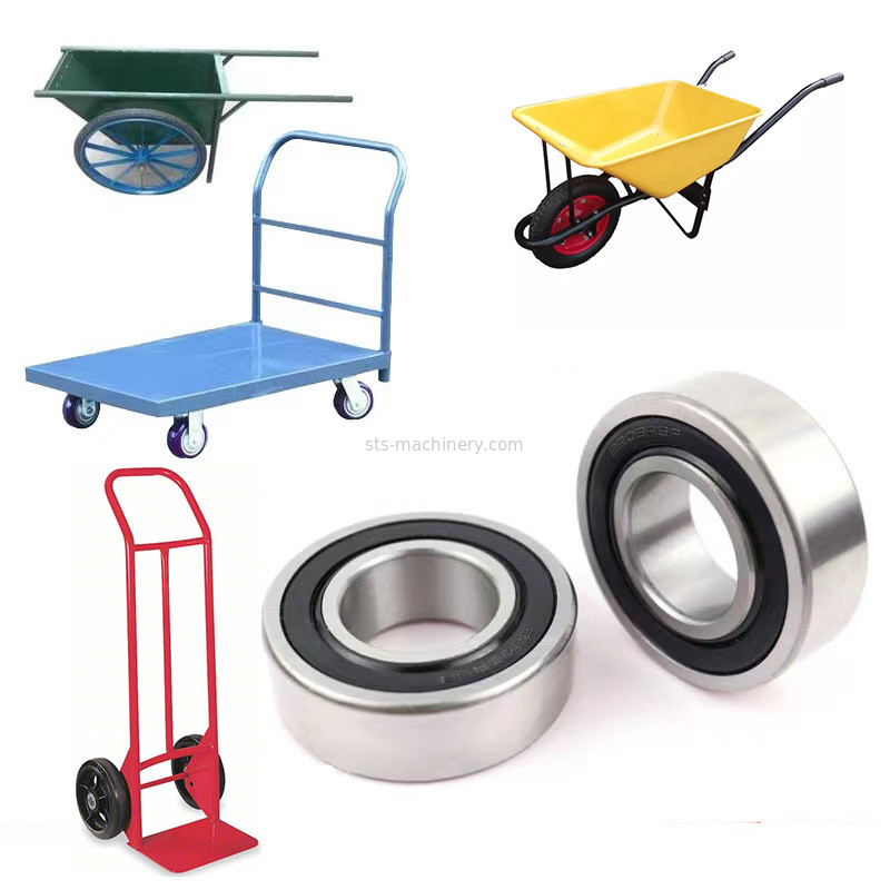 wheelbarrow bearings , Garden Trolley Ball Bearings,  PetrolScooter Bearings,Sack trucks  Bearings, Trolleys Bearings