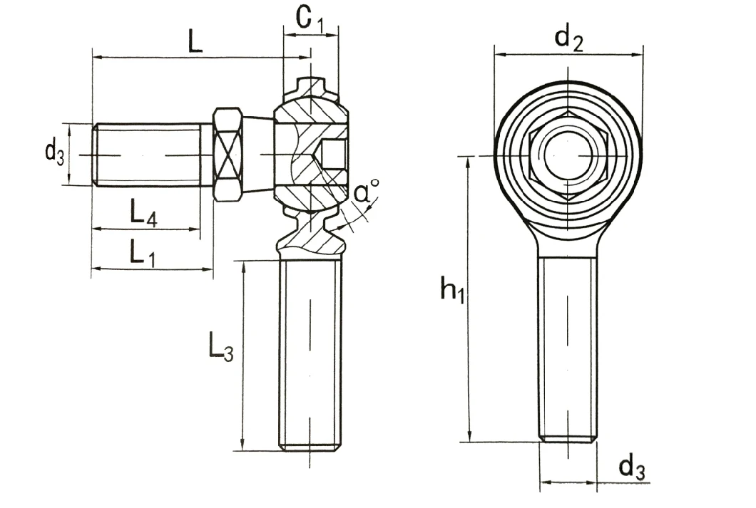 CM..Y Series Rod Ends/Heim Joint/ Rose Joint/ Bearings With Stud(CM3Y CM4Y CM5Y CM6Y CM7Y CM8Y CM10Y CM12Y)
