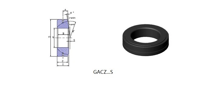 Inch Size Angular Contact Spherical Plain Bearings(GACZ76S GACZ82S GACZ88S GACZ95S GACZ101S GACZ114S GACZ127S GACZ152S )