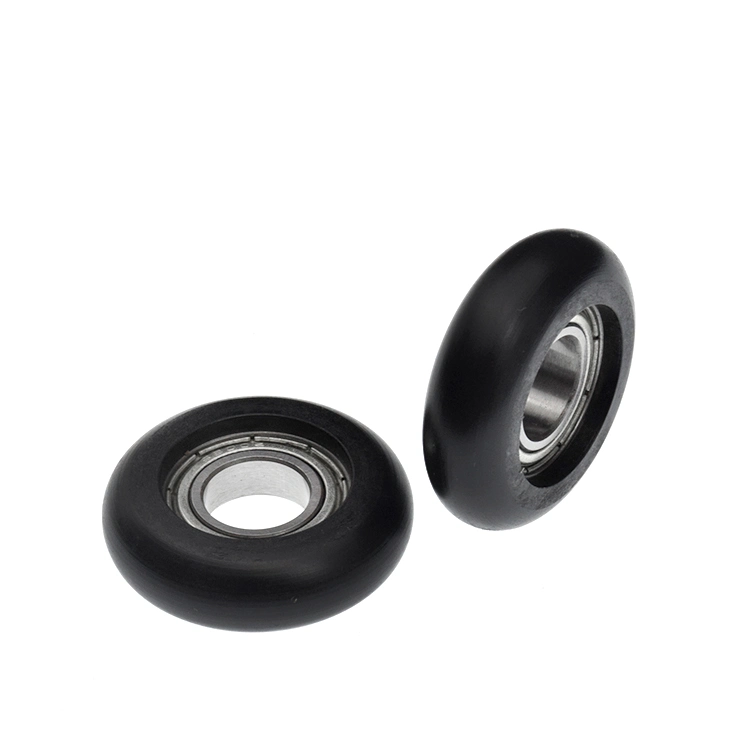 Window Roller/Polyurethane Soft Rubber Wheel/Nylon Pulley Wheel/Urethane Coated Bearing