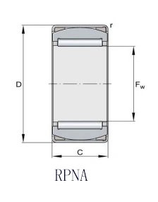 RPNA Series Aligning Needle Roller Bearings(RPNA15/28 RPNA18/32 RPNA20/35 RPNA25/42 RPNA28/44 RPNA30/47 RPNA35/52 RPNA40/55 RPNA45/62)