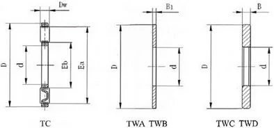 Inch Size Needle Roller Thrust Bearing(TC2031 TC2233 TC2435 TC2840 TC3244 TC3648 TC4052 TC4860 TC5266 TC6681)